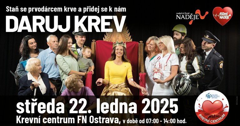 Projekt láká prvodárce krve