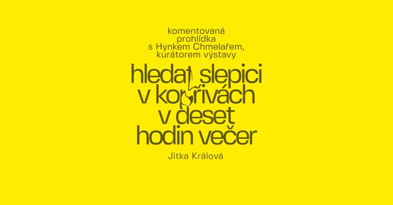 Galerie Dukla zve na komentovanou prohlídku výstavy Jitky Králové
