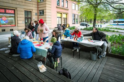 První lekce Ateliéru venku se konala 21. dubna. Foto: Jiří Birke