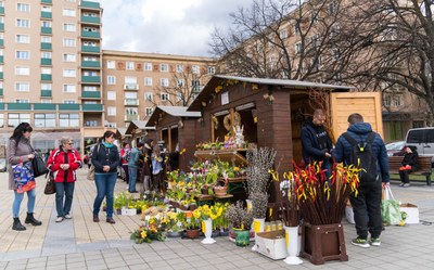 Svátky jara zpříjemní jarmark na Alšově náměstí