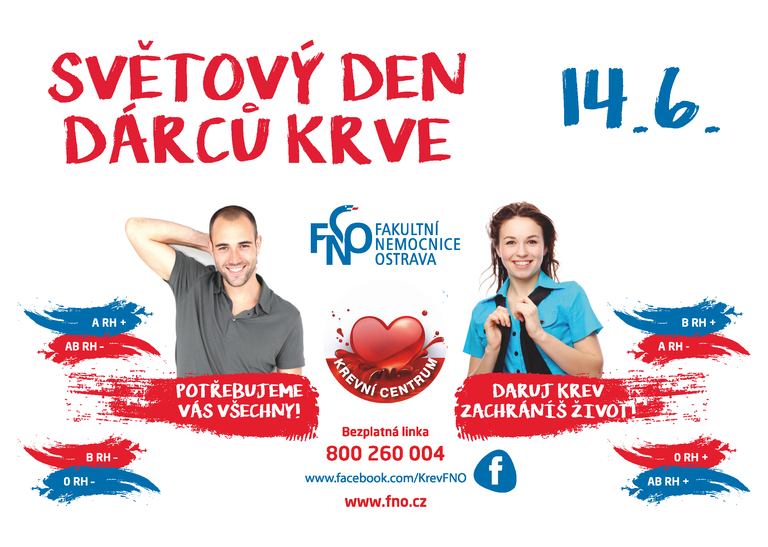 V krevním centru oslaví Světový den dárců krve