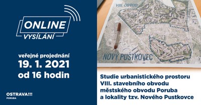 Veřejné projednání se uskuteční poprvé online