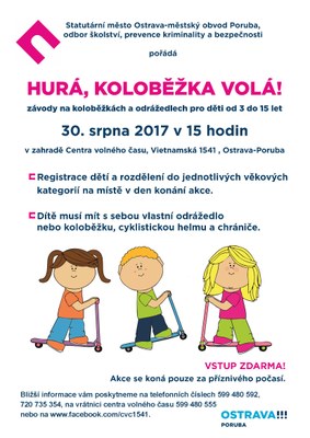 Závody koloběžek a odrážedel