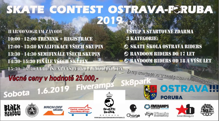 Závody v porubském skateparku